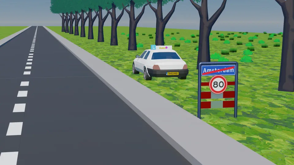 Is it allowed to park in the shoulder here?