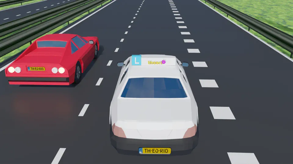 Are you allowed to overtake on the right here?