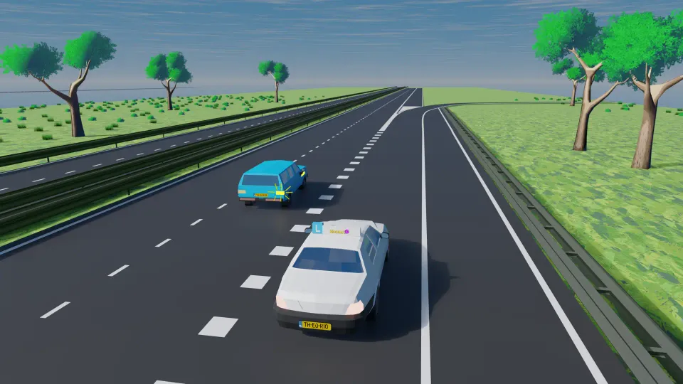 Should you give way to exiting traffic?
