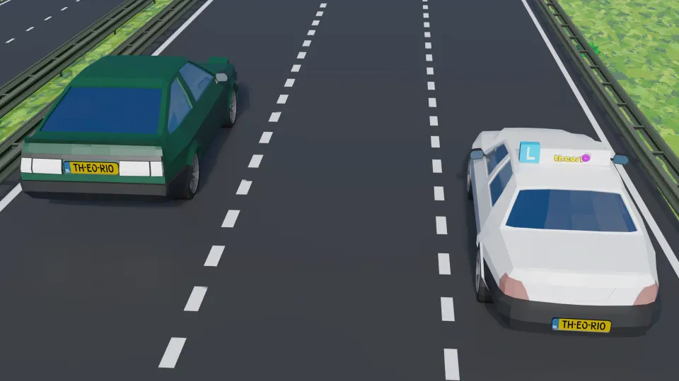 Are you allowed to overtake now, if the driver on the left is driving slowly?
