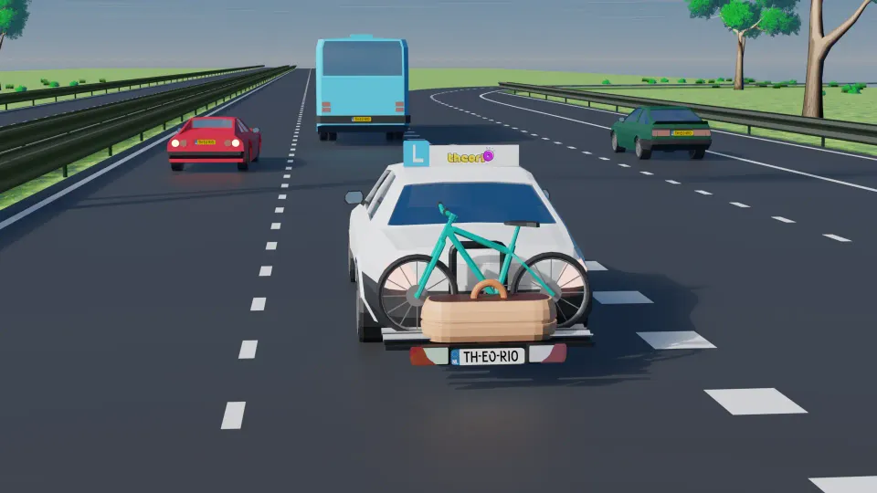 Mag je een koffer op je fietsendrager vervoeren?