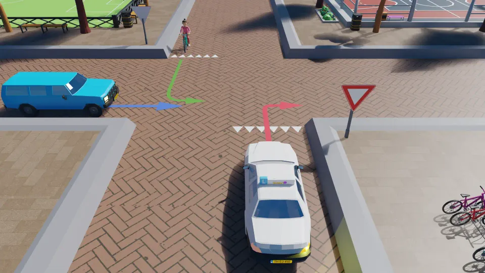 What is the correct order of priority at this intersection?