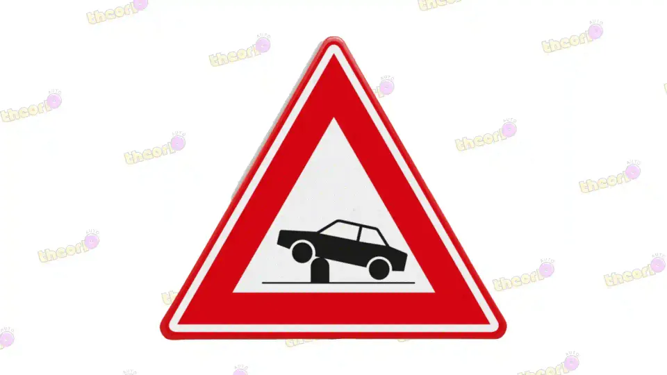 Does this sign warn of a bump?