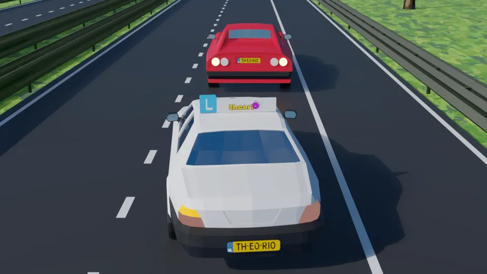 Which side do you normally overtake on?