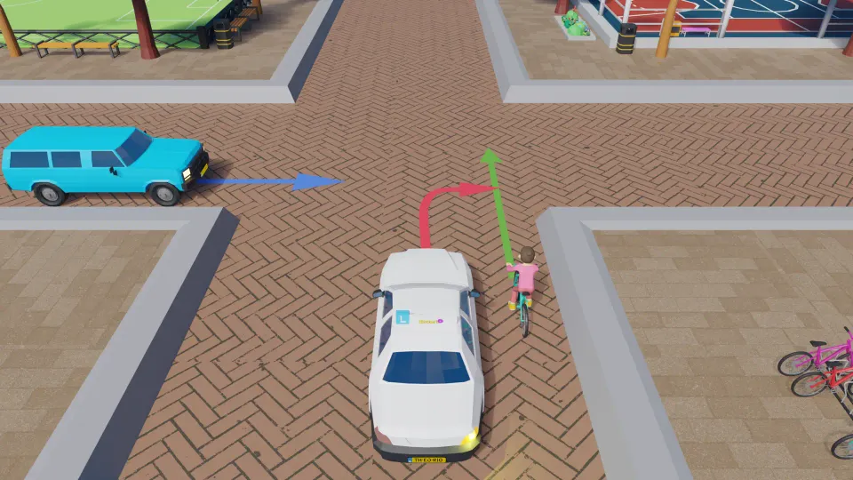 What is the correct order of priority at this intersection?