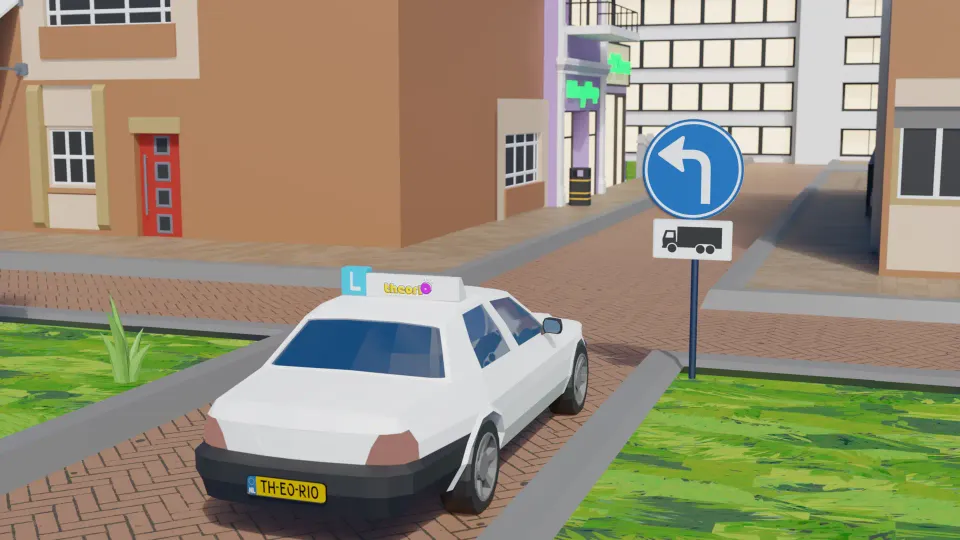 Are you allowed to drive straight ahead here?
