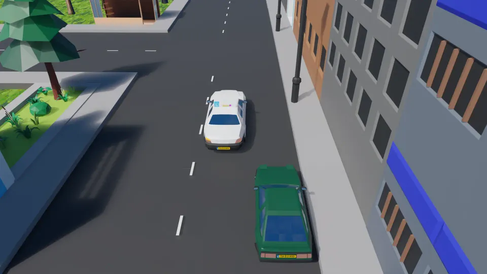 Do you want to turn left, is this the correct positioning?