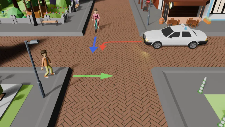 What is the correct order of priority at this intersection?