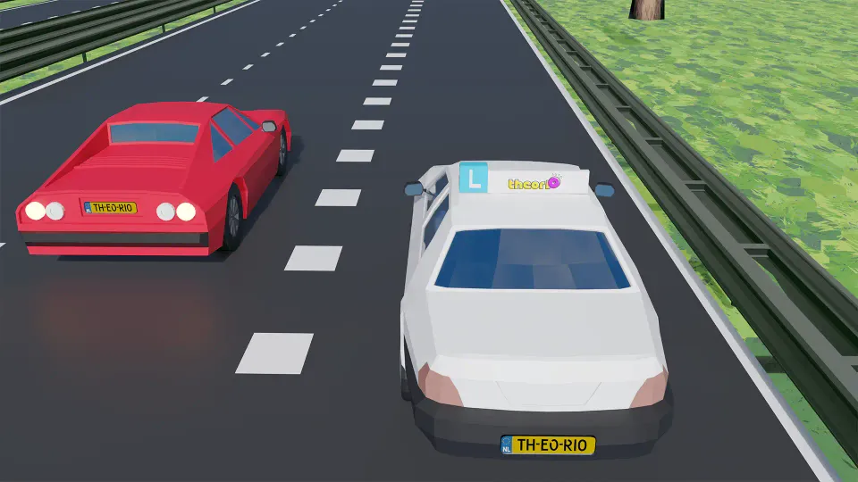 Are you allowed to overtake on the right here?