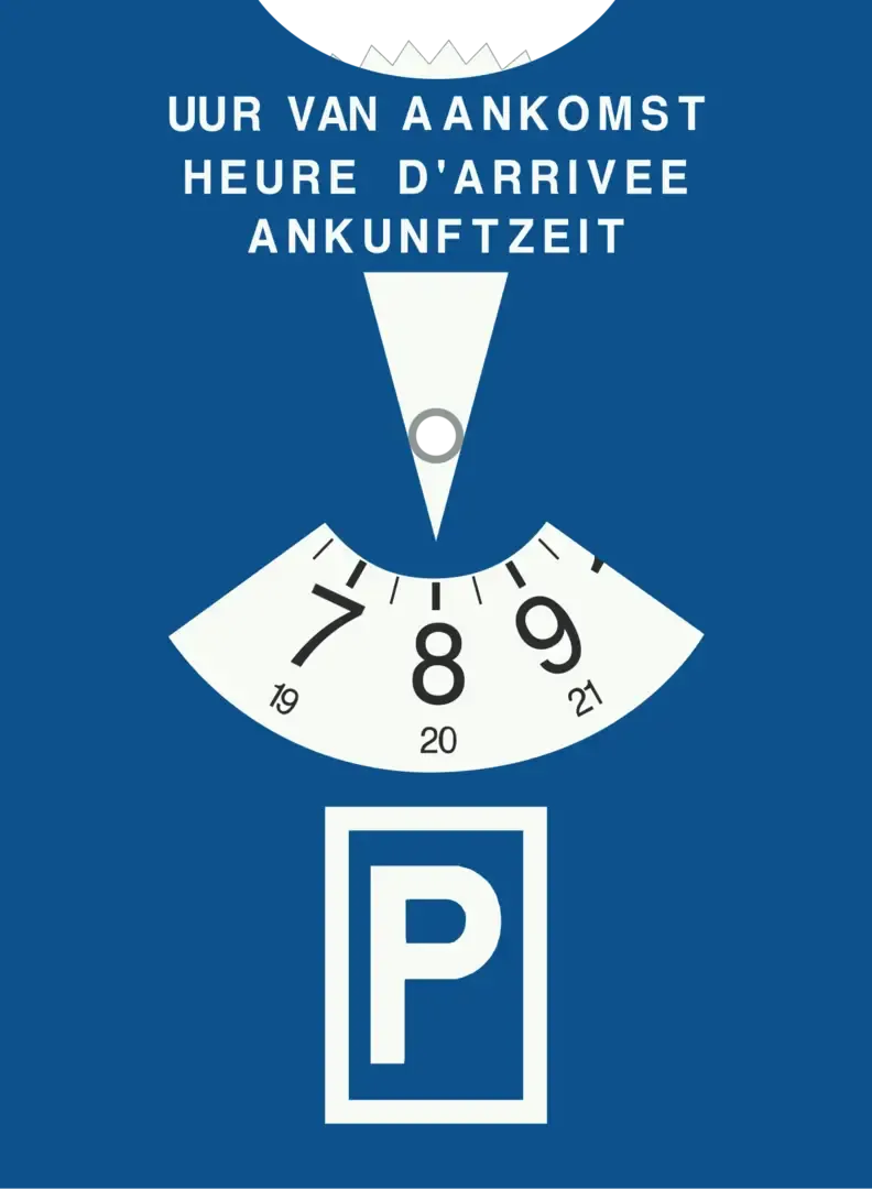 It is 13:50. What time can you set the parking disc?
