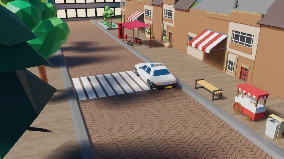 Are you allowed to stop here at the pedestrian crossing?