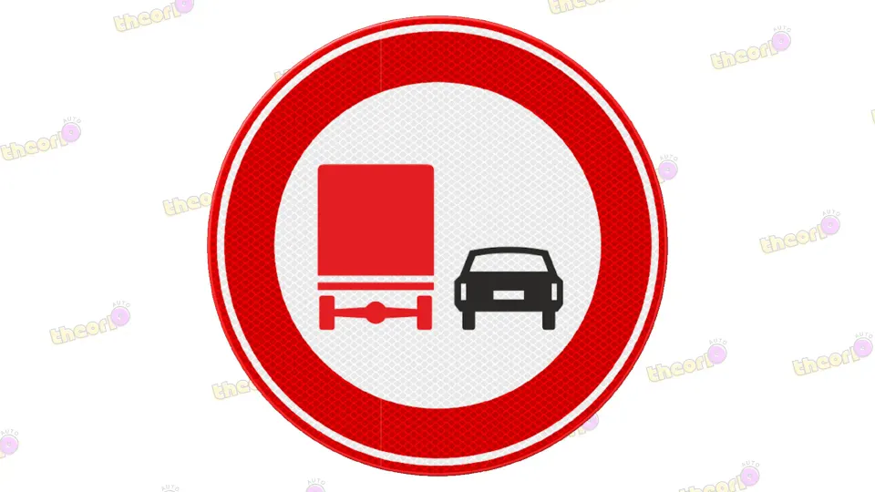 Are you allowed to overtake a truck here?