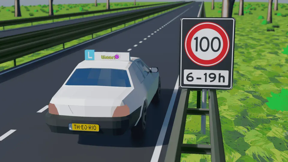 It is 9:00, what is your maximum allowed speed here?