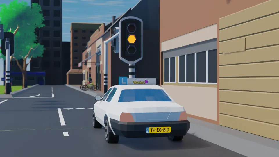 Mag je doorrijden bij oranje licht?