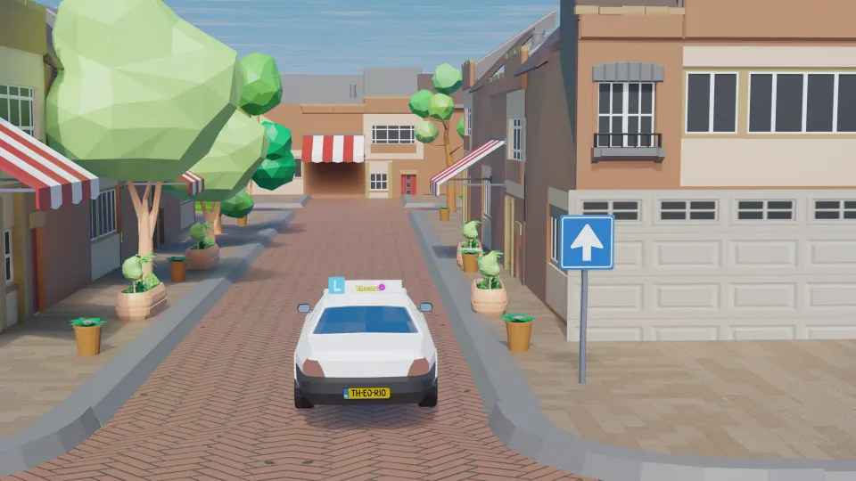 On which side of the road are you allowed to park?