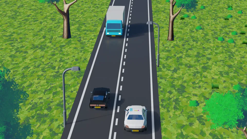 You are being overtaken and think that the overtaker won't make it. What do you do?