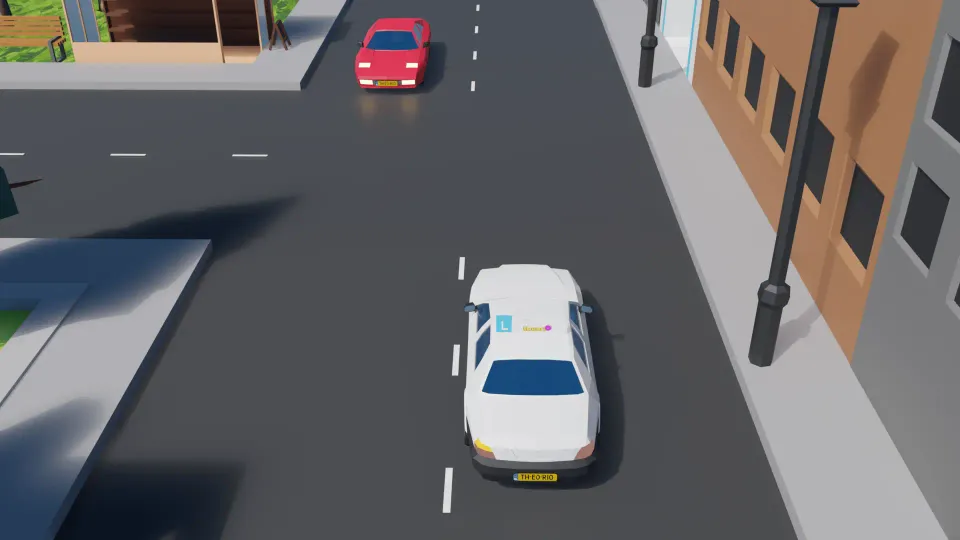 Why should you position yourself against the centerline of the road when turning left?