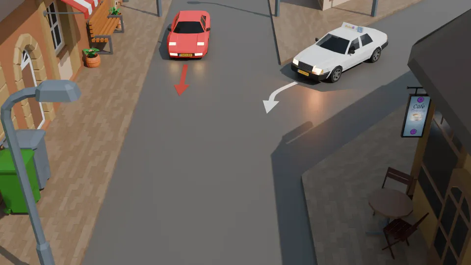What is the correct order of priority at this intersection?