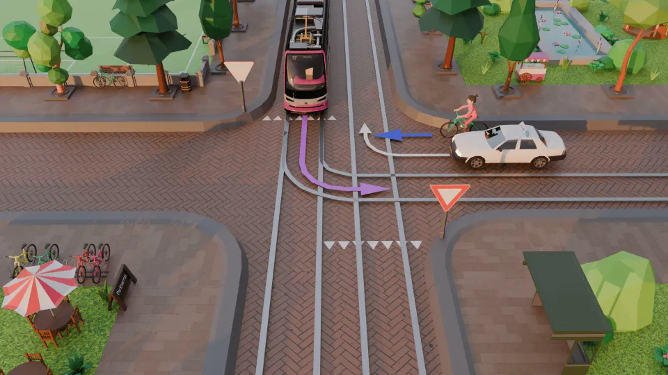 What is the correct order of priority at this intersection?