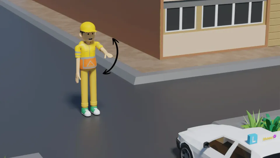 What does the traffic controller indicate?