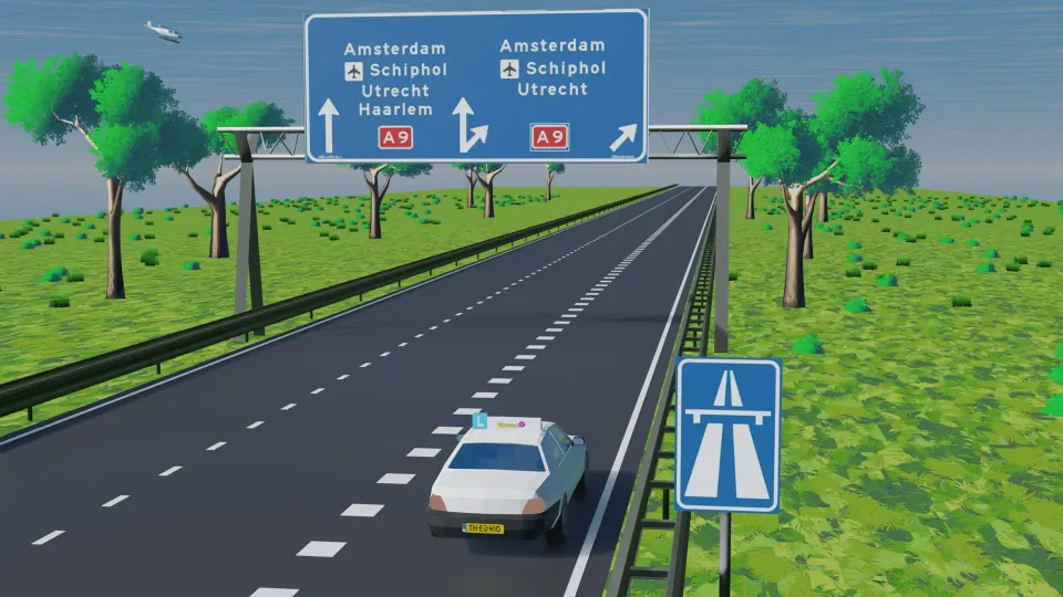 What is the maximum allowed speed on a motorway?