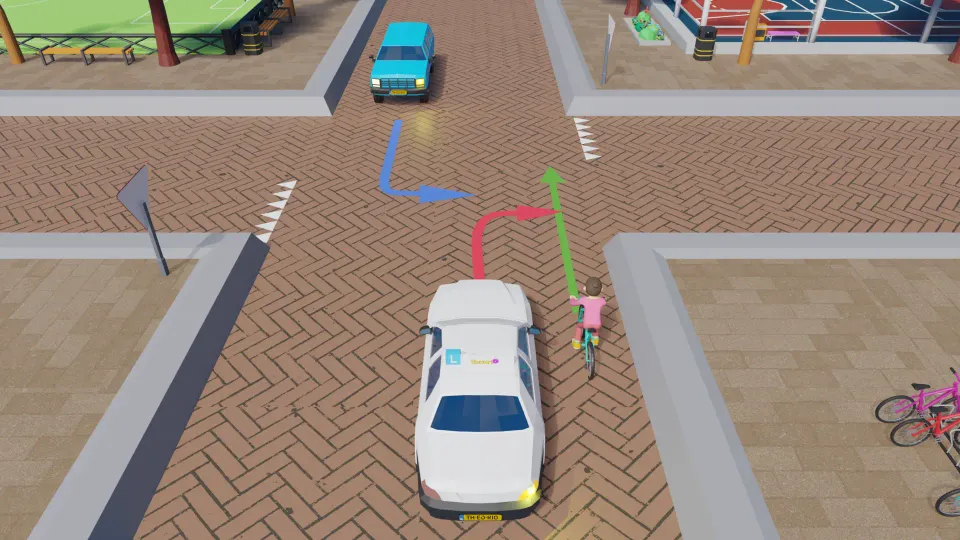 What is the correct order of priority at this intersection?