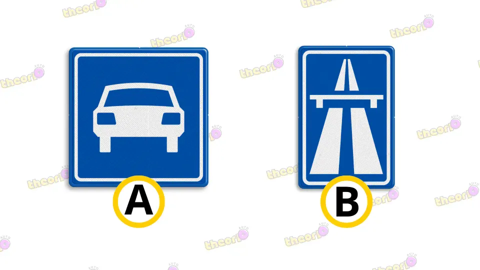 Where can you expect oncoming traffic?