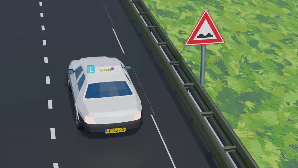 Are you allowed to continue driving at 90 km/h here?