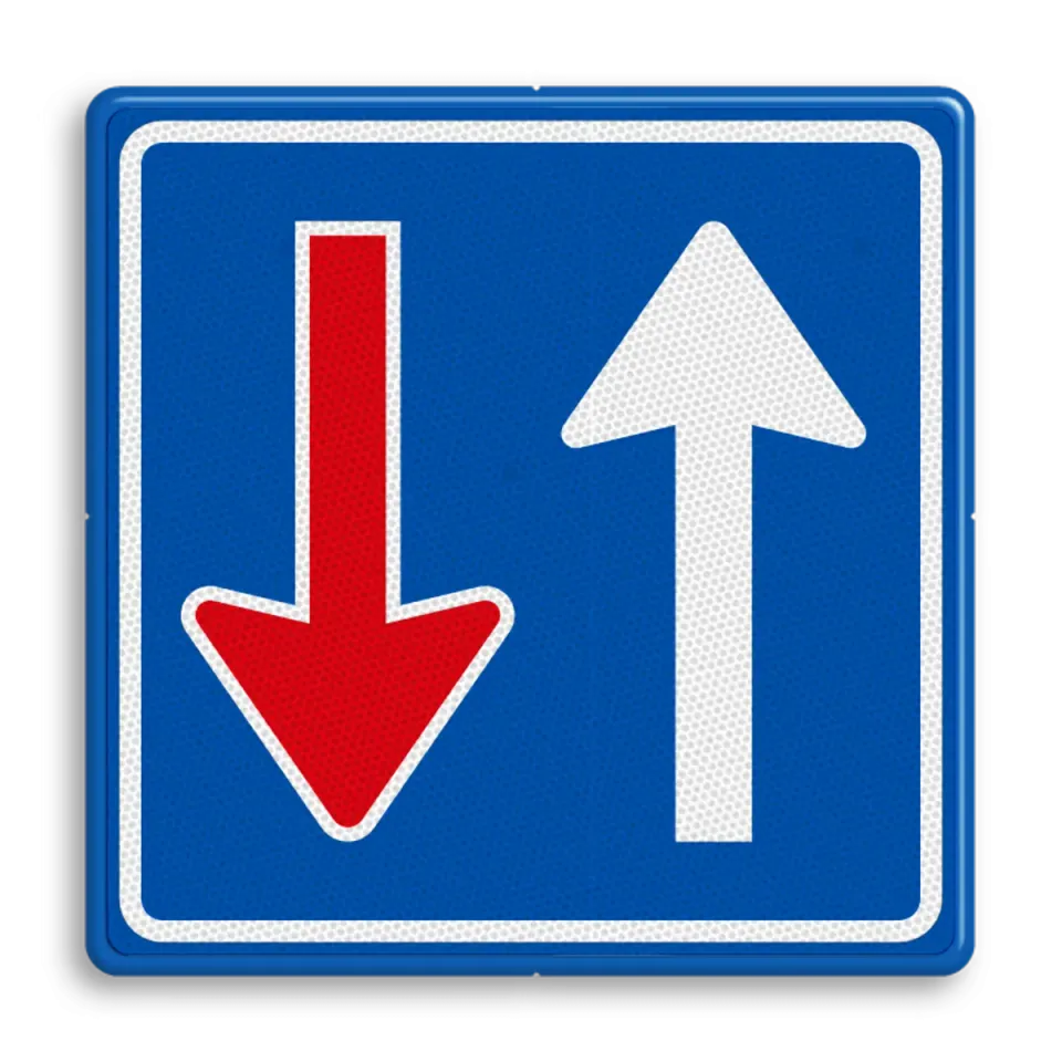 Sign F6: priority over oncoming traffic
