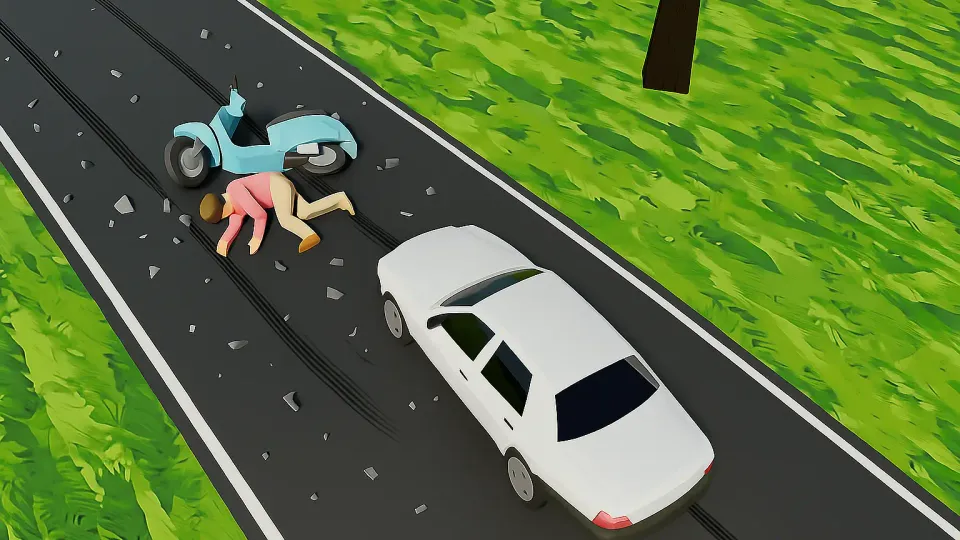 After a collision there may be more danger than you can see. Only pull someone out of a car when staying there is more dangerous.