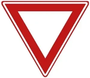 Sign B6: give way