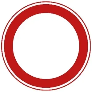 C1: gesloten in beide richtingen. Lees een aanwezig onderbord om te zien voor wie een uitzondering geldt.