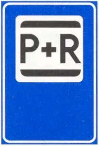 P+R sign