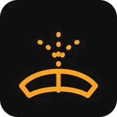 Washer fluid symbol