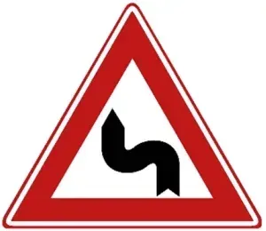 J5: S-bend(s), first to the left