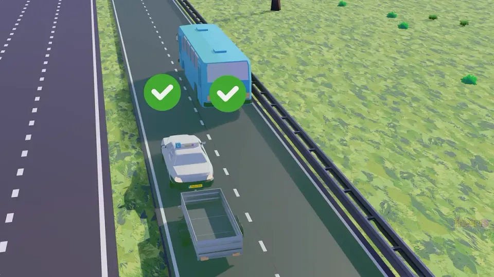 Two lanes: you may use both, also to overtake. Then move back to the right.