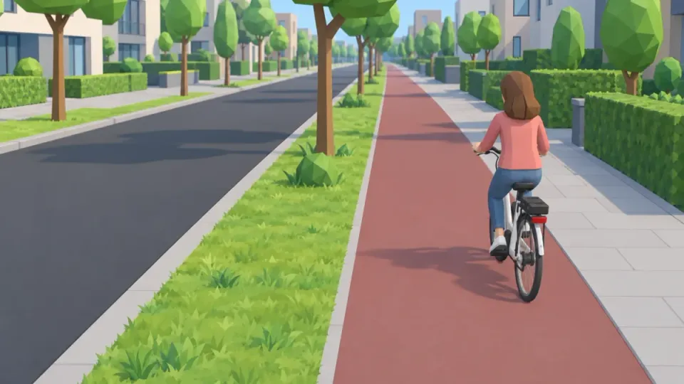 Een gewone e-bike heeft geen kenteken. Je rijdt ermee op het fietspad, net als met een gewone fiets.