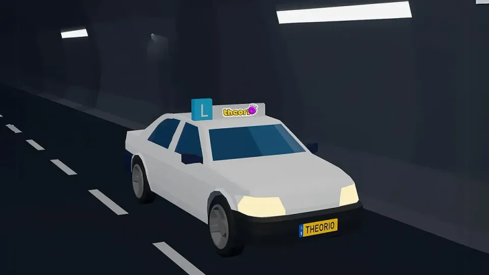 Tunnel: switch your lights on before the entrance.
