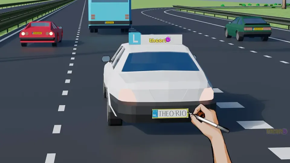 A home-made number plate is not allowed. Use an official plate.