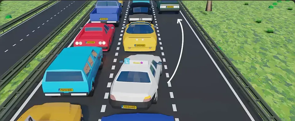 Queue on several lanes