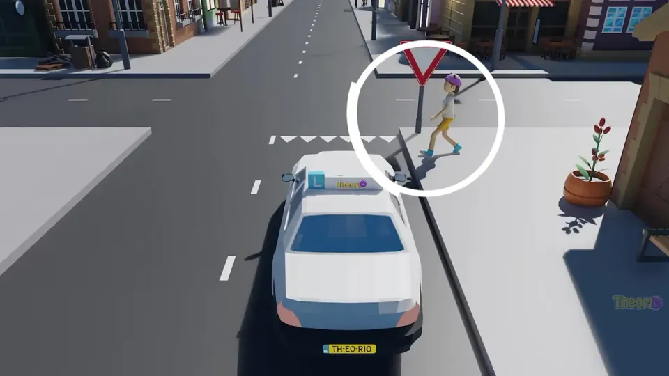 Pedestrian in this situation
