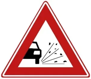 J25: Loose chippings