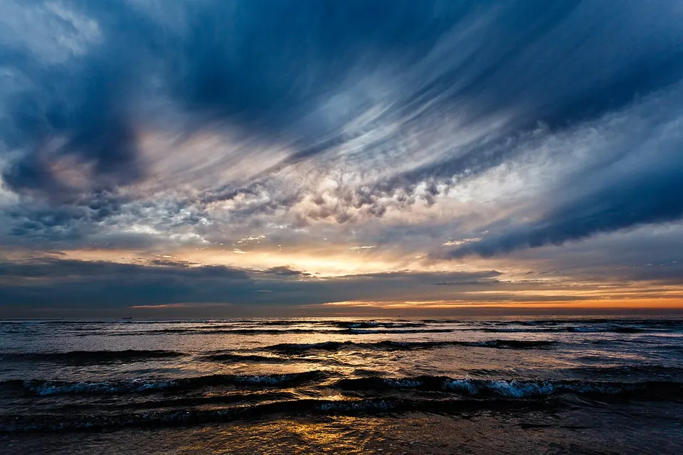 Strand en zee — omgeving van 's-Gravenzande