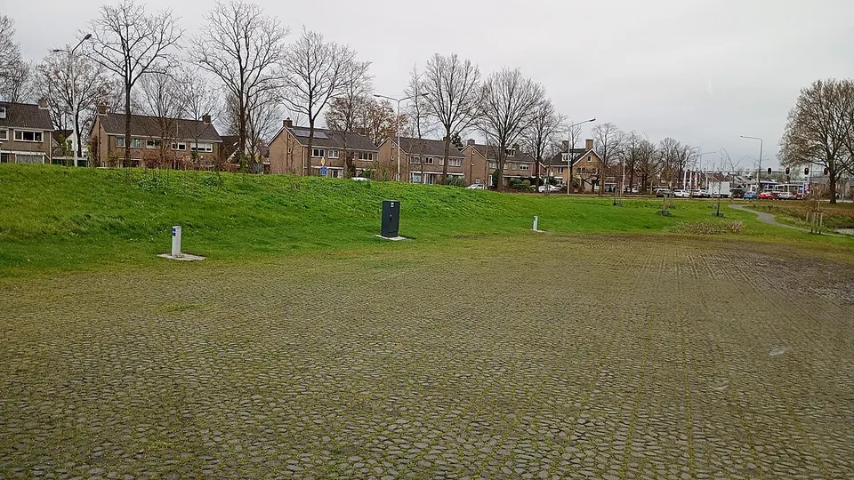 Groen open terrein — omgeving van Drachten