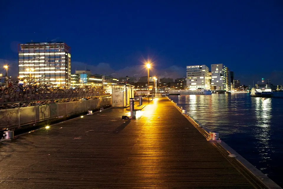 Quayside by the water — area around Amsterdam