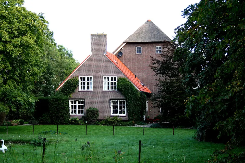 Boerderij met erf — omgeving van Emmeloord