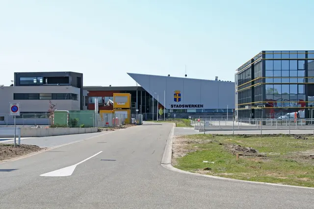Gebouwen aan een straat — omgeving van Oldenzaal