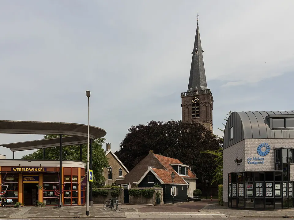Kerkgebouw en omgeving — omgeving van Ridderkerk