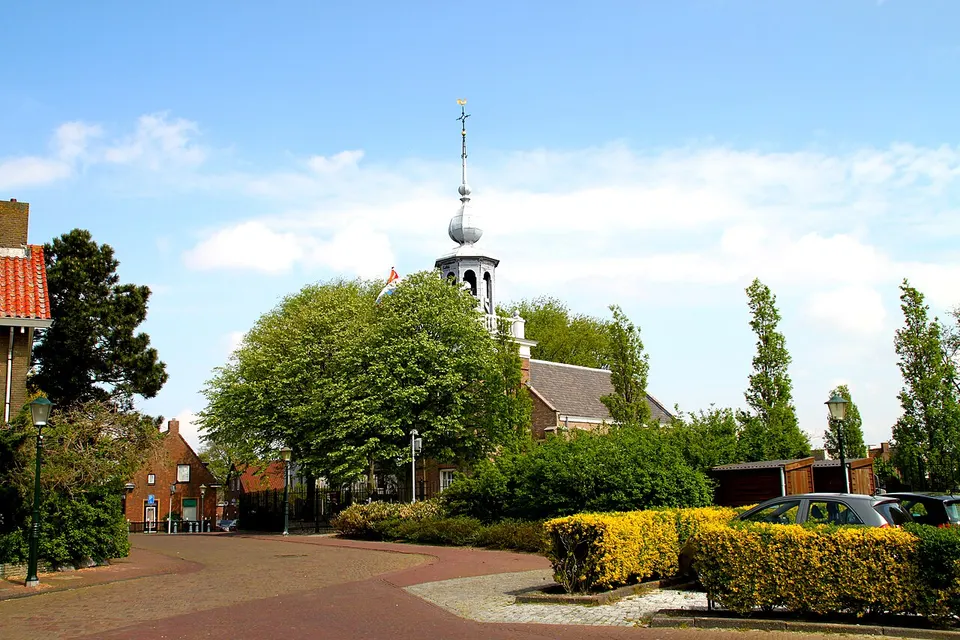 Het Kerkje aan de Zee — omgeving van Urk