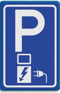 Parkeergelegenheid alleen bestemd voor het opladen van elektrische voertuigen